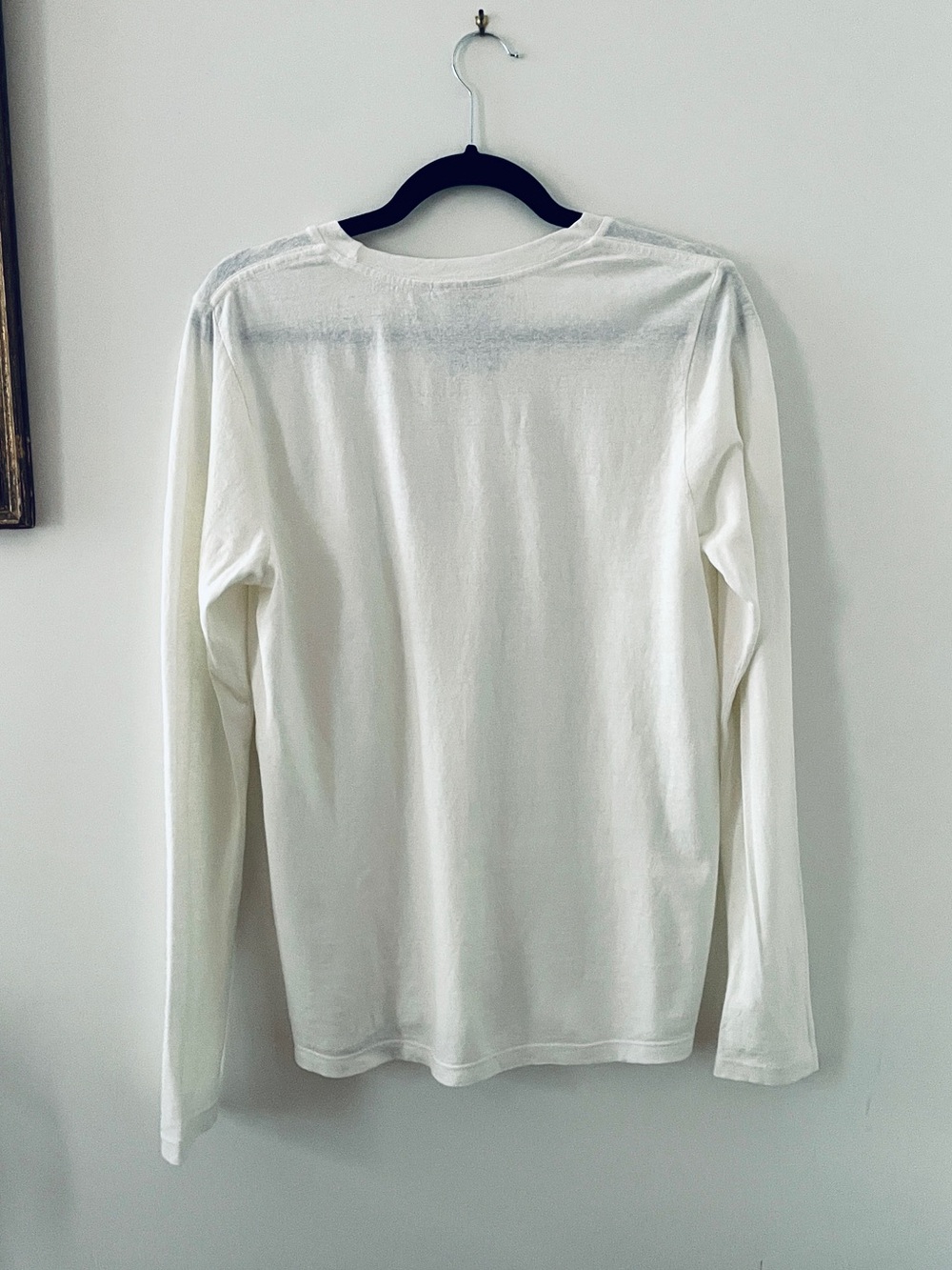 Jungmaven Encanto Long-Sleeve Crew Neck Shirt - Washed White / S - Picture 4 of 8